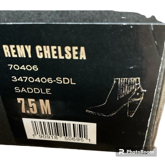 FRYE WOMENS REMY CHELSEA BOOTS SADDLE NEW 7.5 M - Picture 6 of 10